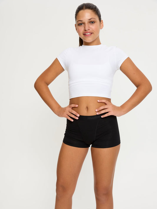 Teen Hipster Boyshort Black 