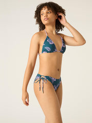 Yandan Bağlamalı Bikini Altı - Midnight Tropic Print