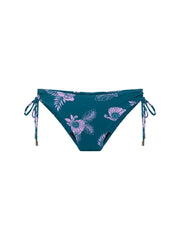 Swimwear Tie Side Bikini Brief - Midnight Tropic Print