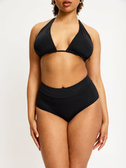 Yüksek Bel Bikini Altı - Siyah