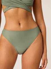 Hi-Leg Cheeky Bikini Altı - Oasis Green