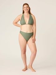 Hi-Leg Cheeky Bikini Altı - Oasis Green